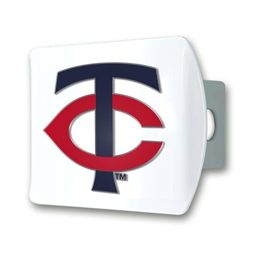 FANMATS MLB Minnesota Twins Hitch Cover with Chrome Logo