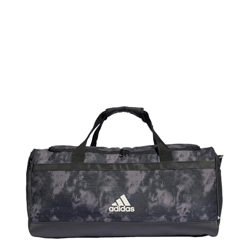 Preisvergleich Produktbild adidas Unisex Graphic Duffel Bag, Black / Charcoal / White, M
