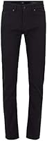BOSS Hommes Delaware BC-C Jean Slim Fit en Denim Stretch Noir Rinse Washed