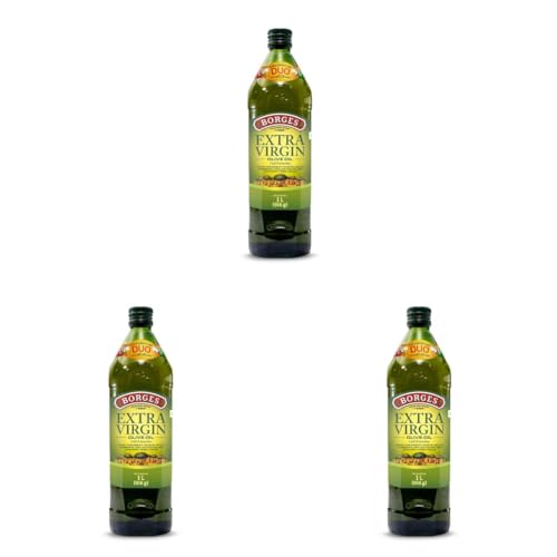 Image of Borges Extra Virgin Olive Oil - 1L Glass |Unrefined & Cold Pressed Oil|Packed in Spain |75% MUFA | Rich in Antioxidants | Ideal For low heat cooking like sauteing & grilling, salad dressing