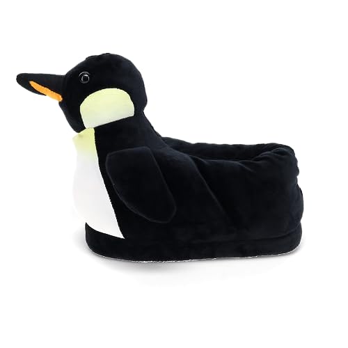 Happy Feet Animal Slippers for Adults and Kids, Cozy and Comfortable, Sturdy Rubber Soles, Thick 1-Inch Memory Foam Footbed, Non-Skid Bottoms, Plush Velvety Material Slippers, As Seen on Shark Tank3