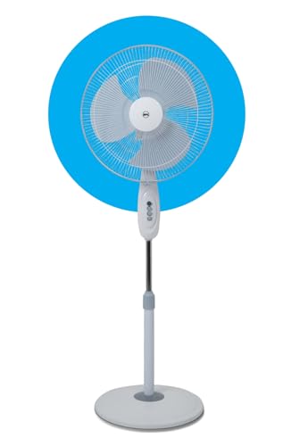 Image of BPL AEROMAX pedestal high speed fan White Grey
