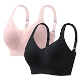Damen Trgerloser BH Rückenfrei Ohne Trger Push Up Büstenhalter mit Geformte Cups für Abendkleider Ballkleider Brautkleider Seamless BH Push Up Sport Damen