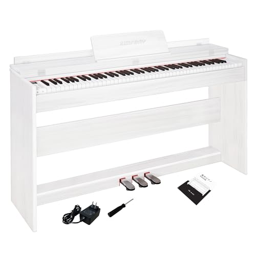 Amazon | KIMFBAY 電子ピアノ 88鍵盤 ハンマーアクション鍵盤