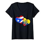 Photo Gallery donna ecuador portorico cuore bandiera ecuadorian pride roots maglietta con collo a v Photo Gallery donna ecuador portorico cuore bandiera ecuadorian pride roots maglietta con collo a v
