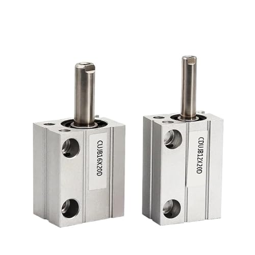 Cilindro neumático de 20 mm con émbolo magnético CDUJB de carrera variable 2