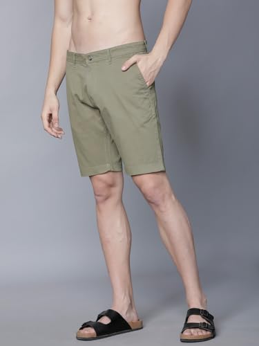 Image of Highlander Cotton Shorts for Men| Regular Fit |Chino Shorts |Shorts for Men Stylish | Mens Shorts