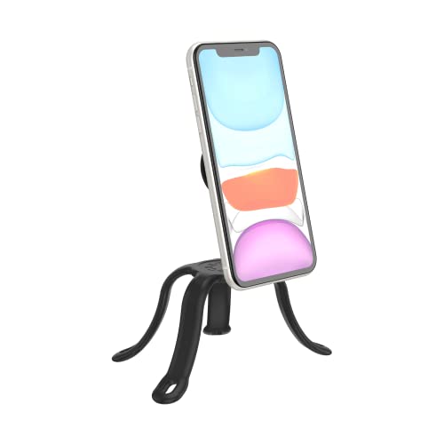Image of PopSockets Flexible Phone Mount & Stand, Phone Tripod Mount, Universal Device Mount - Black