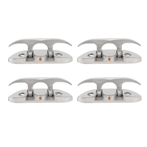 Taquet pliant de bateau rétractable Akozon en inox 316 pour sécuriser l'amarrage de quai marin