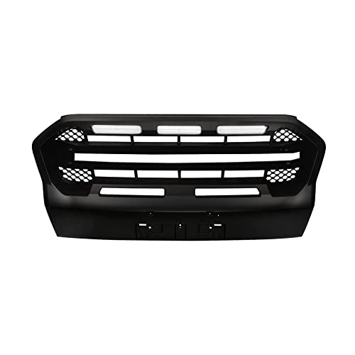 Auto ABS Calandres Avant Et Radiateur, pour 2021 2020 2019 Ranger T8 Wildtrak Accessoires de calandre Avant Grille Noire en Maille Cover