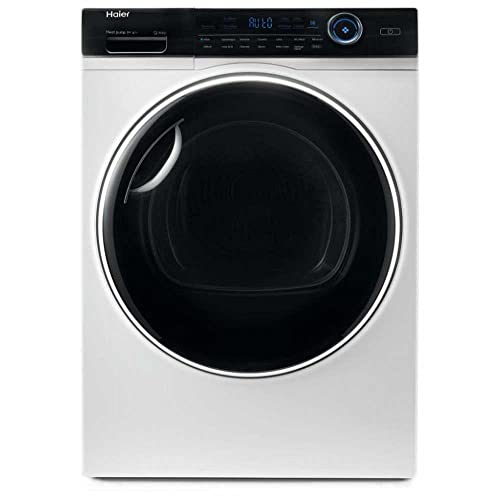 Haier I-PRO SERIES 7 - HD90-A3979-S, Secadora bomba de calor 9 kgs, Inverter, Tambor XXL con led, 14 programas, i-Time, i-Refresh (microvapor), Antiarrugas, 66dba, A+++
