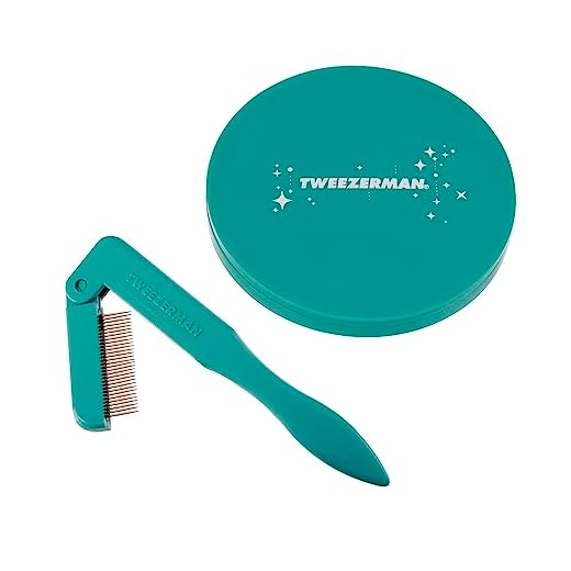 Tweezerman Majestic Turquoise iLashcomb and Mirror Set
