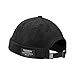 Produktbild CLAPE Unisex Baumwolle Dockermütze Beanie Docker Hat for Men and Women Rolled Cuff Brimless Cap Seemannsmütze Cap Ohne Schirm Schwarz