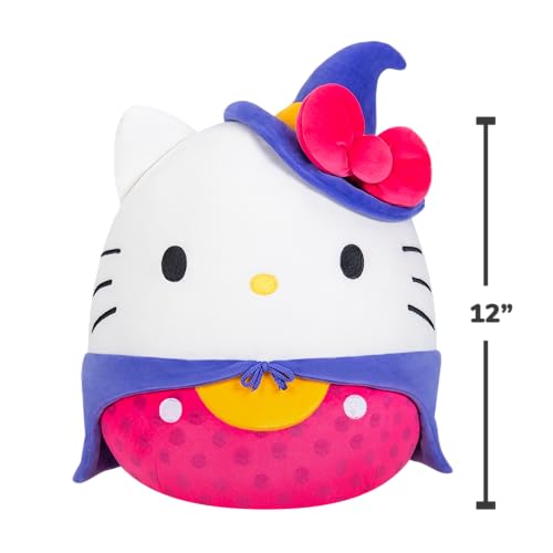 Squishmallows Original Sanrio 12in Halloween 2025 Hello Kitty – Official Jazwares Plush (Medium-Sized) image 3