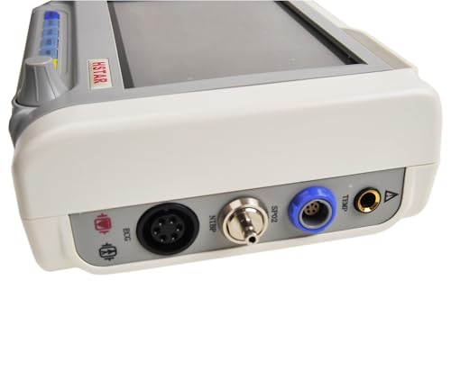Image of Veterinary Vital Signs Monitor 7 Inch Portable 6 Parameter Monitor ECG /NIBP /PR /SPO2 /RESP /TEMP Animal Monitor