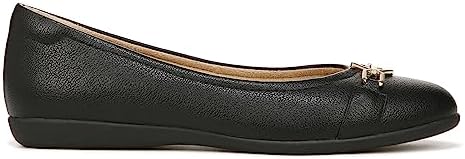 Naturalizer Womens Vivienne-O Slip On Ballet Flat Black 8 M | Image 1