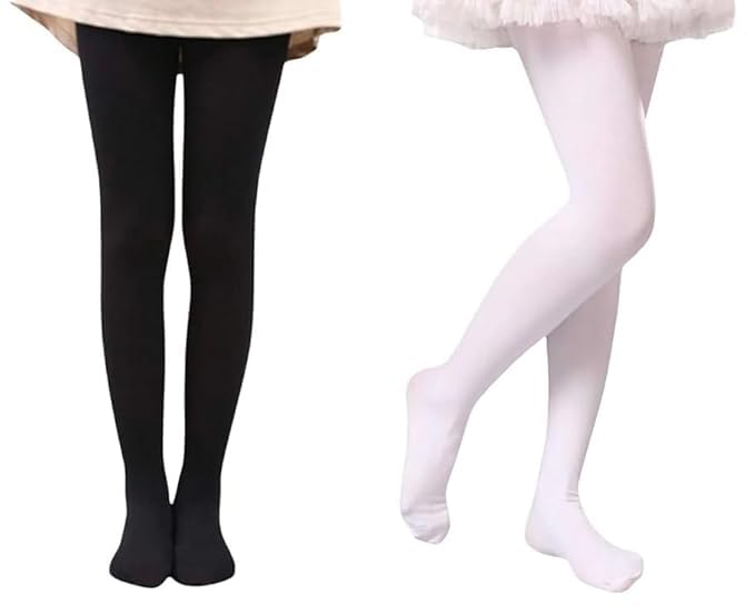 Girl's Nylon Stretchable & Comfortable Footed Stockings Pantyhose Wram Legging Ideal for Ballet Dance School-image-27