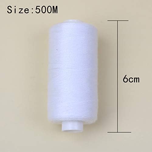 Kavach Enterprise 800M Strong and Durable Sewing Threads for Clothes Sewing Accessories White Black with 6 Pcs Steel Sewing Needle (4)