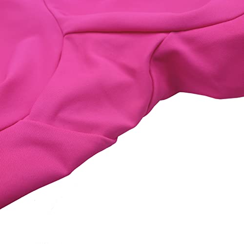 Shorts atlético para meninas dança curto ginasta cintilante glitter, S - rosa choque, 11-12 Years