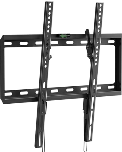 suptek Support TV Support TV Mural Inclinable pour Les Écrans Incurvés et Plats LCD/LED/OLED de 26 à 65 Pouces, Support Mural TV 65 Pouces VESA Max...