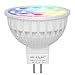 Mi Light MR16 Color Changing LED Spotlight WiFi RGB +CCT 4 Watt Warm White Dimmable (4W MR16)