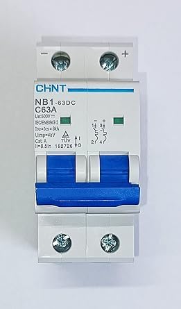 ASPA Solar Chint DC MCB 63A 500V 2P Miniature Circuit Breaker