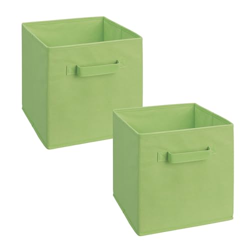 ClosetMaid 18654 Cubeicals Fabric Drawer, Green, 2-Pack