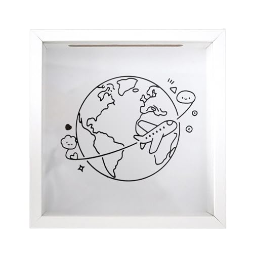 Versatile Display Organizer: Combining functionality with aesthetics, the memory box with slot stores small mementos like tickets and pins, presenting them in a transparent acrylic case ideal for living spaces or creative studios