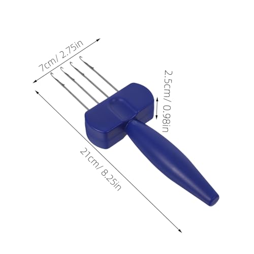 Máquina de tejer manual con sistema de puntadas para tejer bufandas cómodas y abrigadas 3