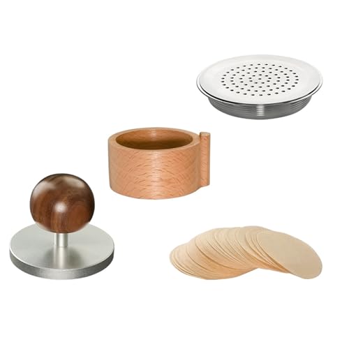 Jazuaiao Refillable Coffee Basket for Various Espresso Machines - Durable Stainless Steel Filter Replacement