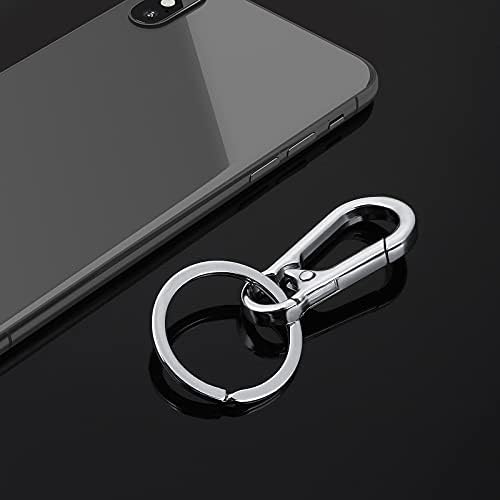 Molain Metalowy brelok do kluczy, karabińczyk, hak, unisex, 4 szt.