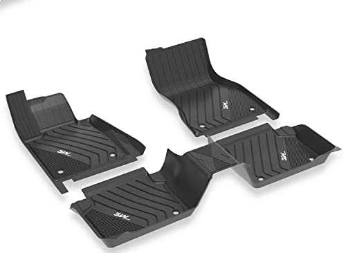 Nimeny TPE Tapis De Voiture, Recouvrement Total AntidéRapant Avant ArrièRe Ensemble De Tapis De Sol Accessoires D'IntéRieur Automobile pour BMW X3 2011-2017 Cover