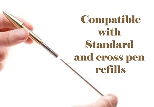 Caliber Gourmet Bullet Twist Pen, 50 Caliber Brass Bullet Design, Twist Open, In Gold, Perfect For Hunters, Military, Outdoorsman, Father's Day Gift #TOP6