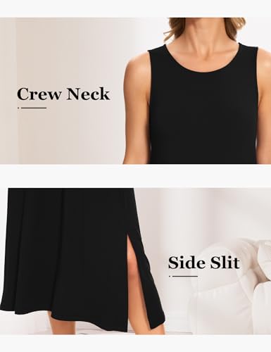 GYS Womens Bamboo Viscose Sleeveless Long Nightgowns4