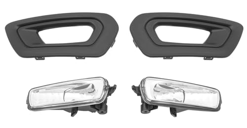For 2020 2021 2022 2023 Ford Transit Halogen Fog Lights and Covers, FO1038207, KK3Z17B814BD, FO1039207, KK3Z17B814BC, FO2592236, F1EZ15201A, FO2593236, F1EZ15200A(Pair Set)