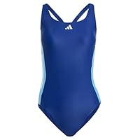 adidas Women 3 Stripes Colourblock Swimsuit, 34"