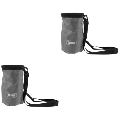 BESPORTBLE 2 Piezas Bolsa De Bolsa De Tiza De Escalada En Roca Bolsa De Tiza para Escalar Bolsa De Uso Aire Libre Bolsillo De Tiza Cubo De Bolsa De Tiza Tela Oxford