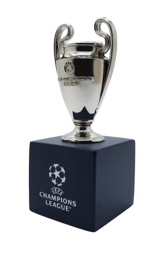 UEFA Réplique sur Pied du trophée de la Ligue des Champions 45 mm UEFA-CL-45-HP-A Unisex-Adult, argenté - Image 3