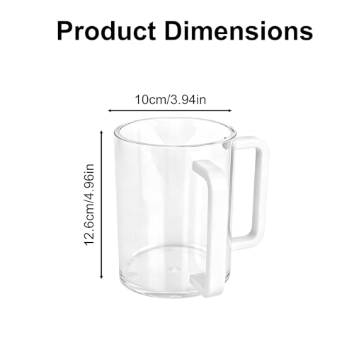 Set 2 vasos para lavado de manos judaicos con asas dobles miniatura 2