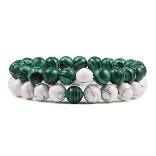 Bracelet de perle 8 mm pour un style quotidien en pierres naturelles