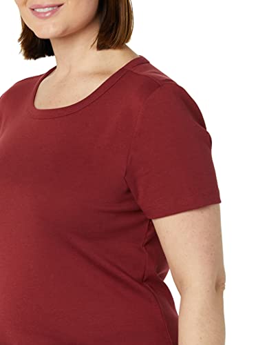 Image of Amazon Essentials Women's Slim-Fit Short-Sleeve Crewneck T-Shirt, Pack of 2