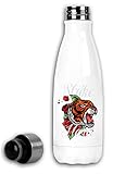 Tiger Fury Strike Hard Animal Art Pallone da viaggio termico 350ml