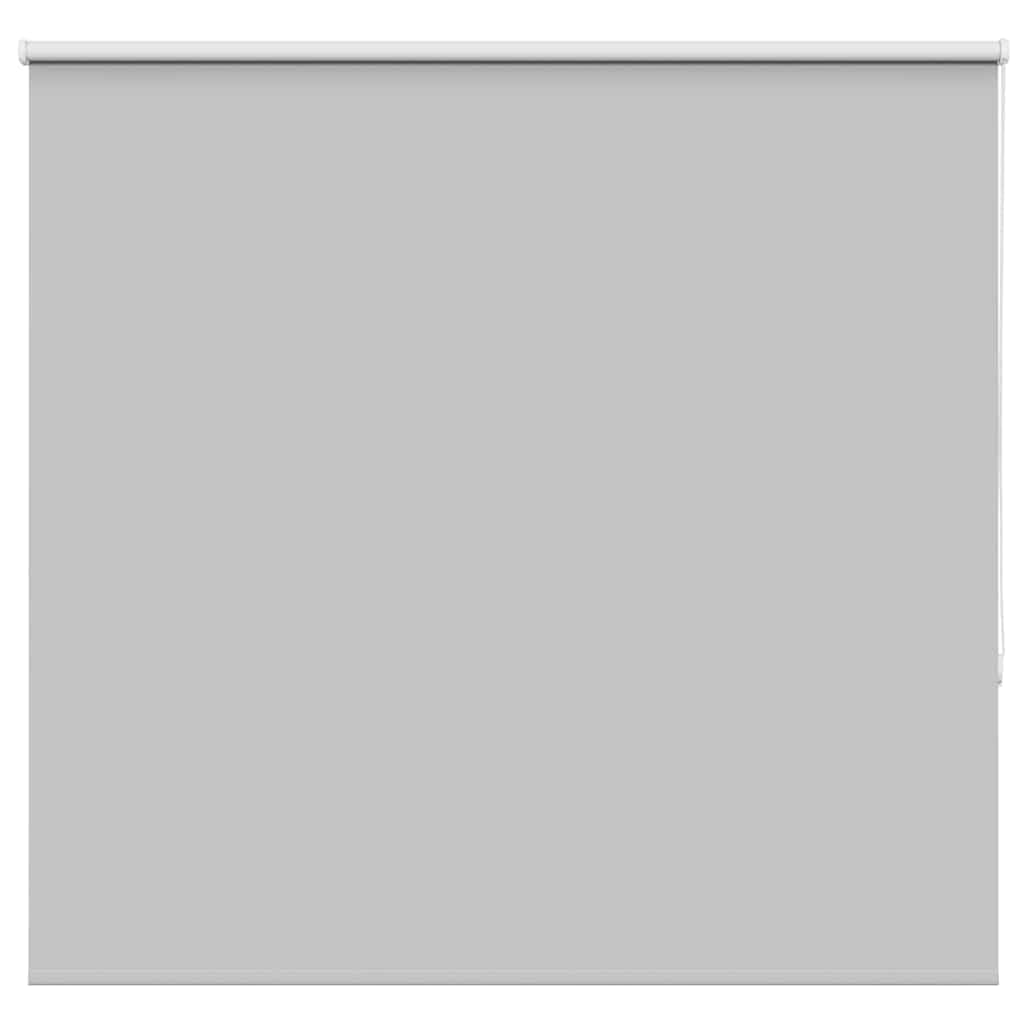 vidaXL Roller Blind Blackout Light Grey 145x175 cm Fabric Width 141.6 cm Polyester, day and night blind, kitchen blind, blackout roller shade
