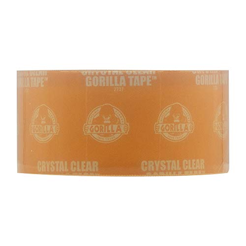 Gorilla Crystal Clear Repair Duct Tape, 1.88” X 18 Yd, Clear, (Pack Of 1) #TOP7