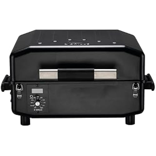 Z GRILLS 2026 200A Pellet Grill & Smoker - 202 sq.in Compact Wood Pellet BBQ with PID 3.0 Precision Control, Auto Feed System, Portable Small-Space Grill for Camping & Backyard Cooking