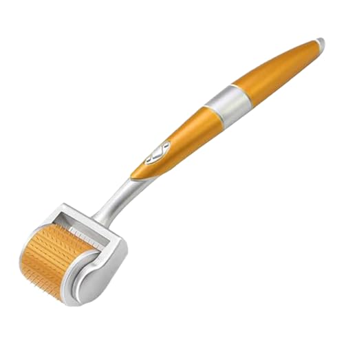 Derma Roller agujas individuales auténticas de titanio, microagujas de 1,0 mm, herramientas para el cuidado de la piel, rodillo de microneedling para uso doméstico, para pelo de barba, piel facial