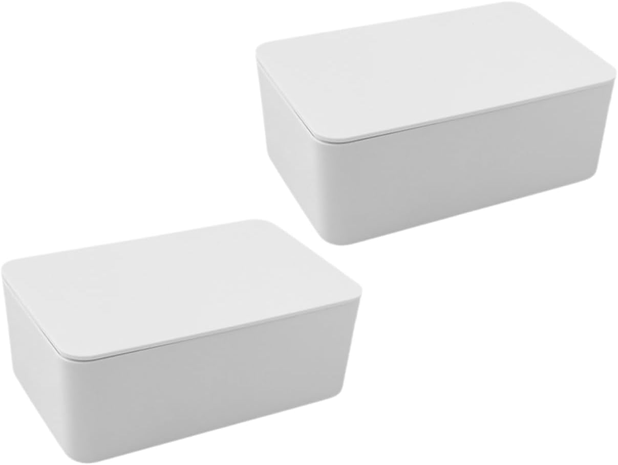 2pcs Reusable Wipe Dispenser Compact Material Container Lid for Travel and Home Use Lightweight and Tissue Box for Diapers and Cleaning