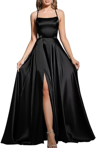 Robe de cocktail longue chic BABYONLINE D.R.E.S.S. coupe A-ligne coupe dos nu pour femme