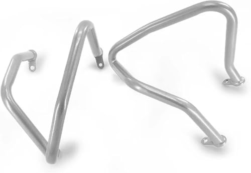 Barres de protection BMW G650GS Sertao et F650GS Dakar pare-chocs haut gris argent