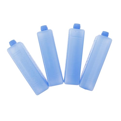 Hemobllo 4Piezas Bolsas De Hielo Reutilizables Bloques De Hielo Para Refrigerador y Aire Acondicionado Ligero y Práctico Para Conservación Bebidas
